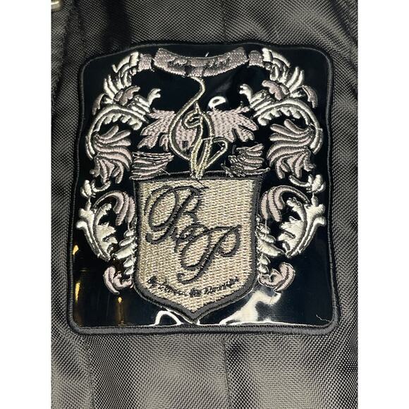 Vintage Y2K Baby Phat by Kimora Lee Simmons Women's Size 2X Black Zip Up Jacket - Picture 4 of 9